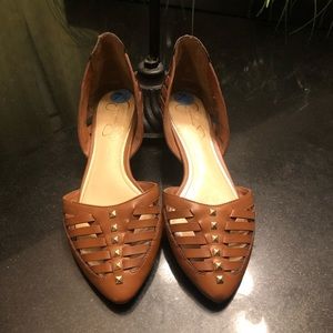 Jessica Simpson brown flats